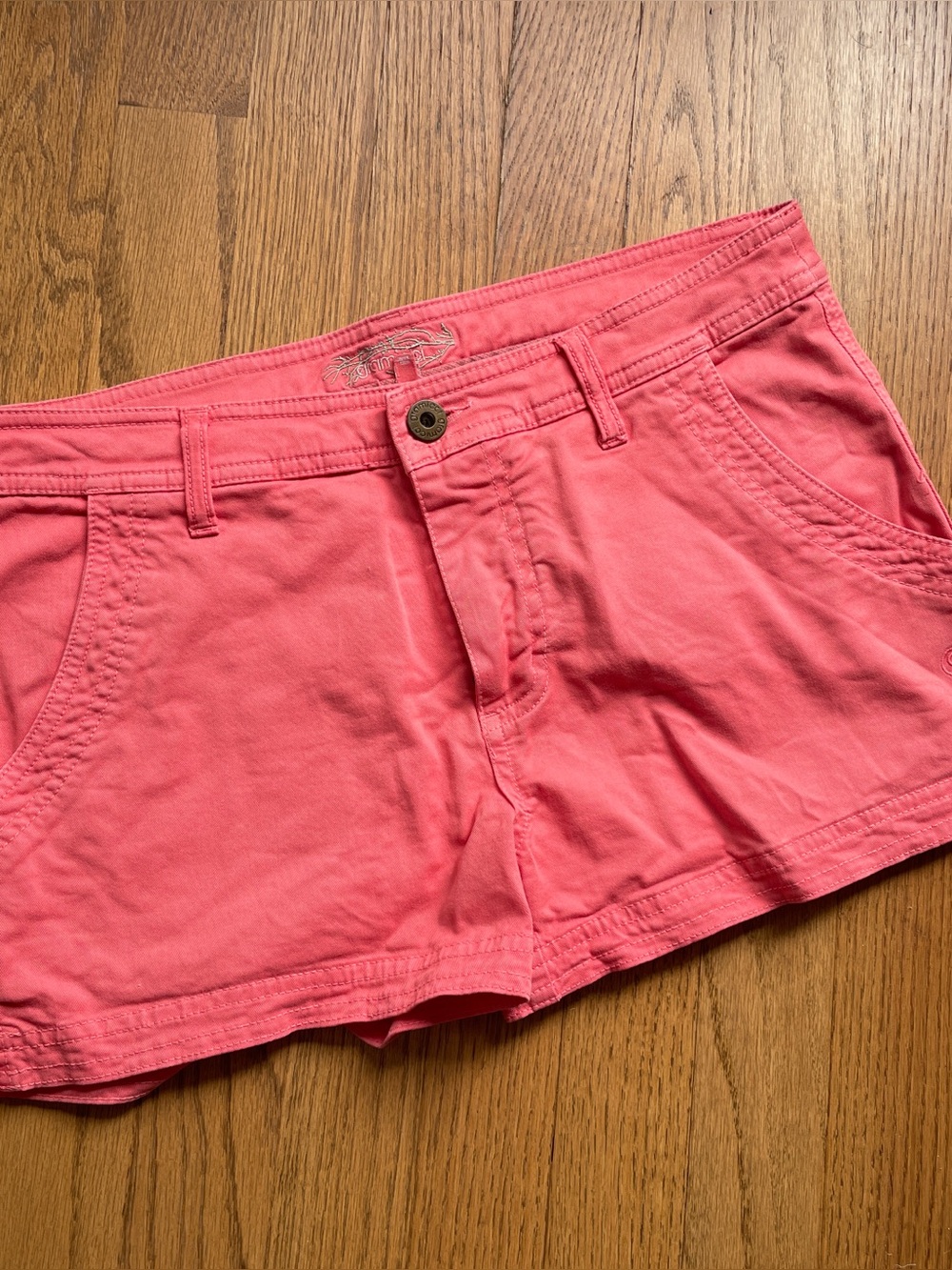 Gramicci Womens Shorts Size 4 Coral Pink Cotton Chino Hiking WS3-1126-NO